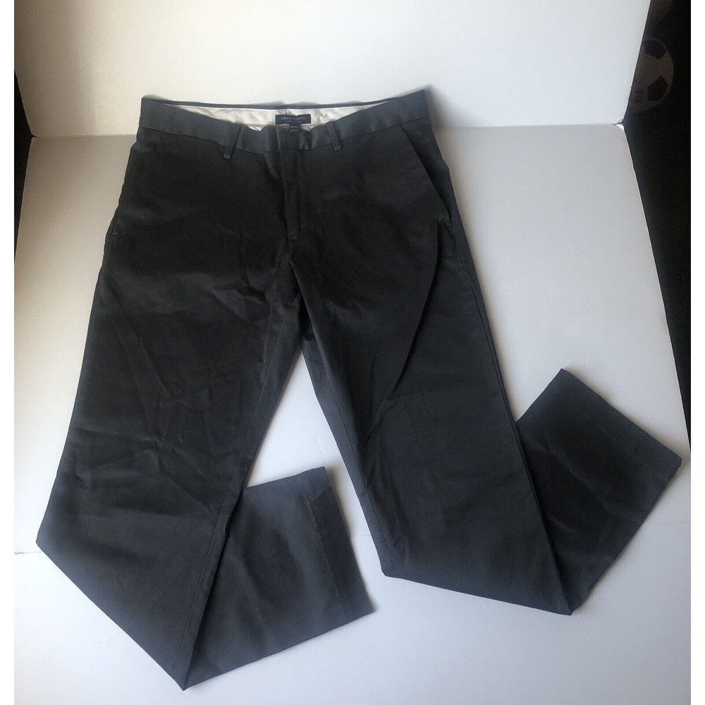 Banana Republic Auden Slim Fit Chino Pants 33x30 Dark Grey